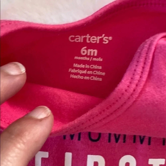 Carter’s “My mommy’s first Mother’s Day” onepiece - Picture 4 of 4